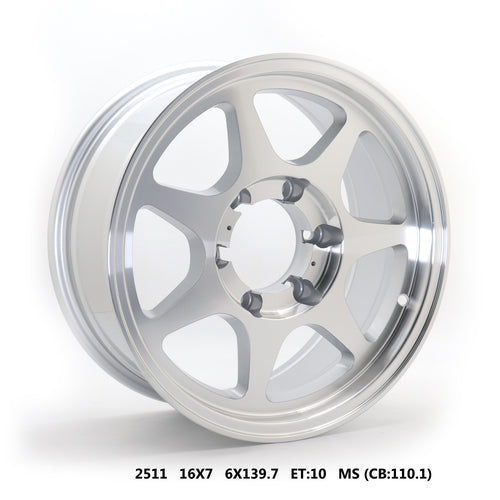 2511 Silver Alloy Wheel