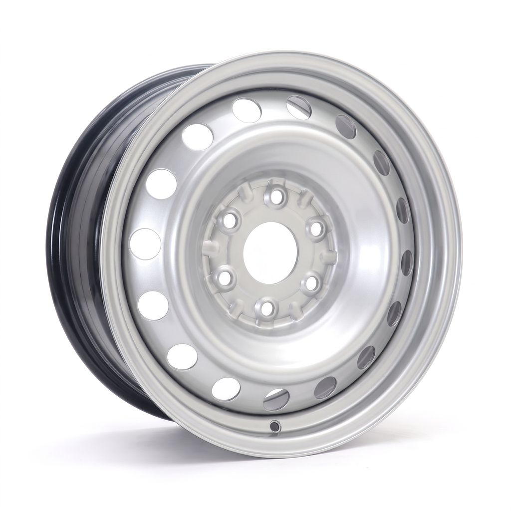 J7706 Steel-Style Wheels Shiny Silver
