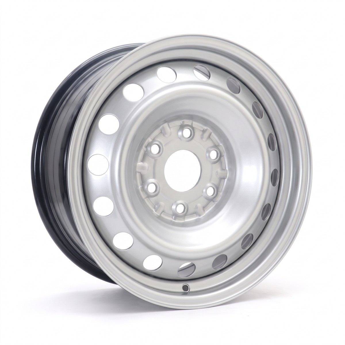 J7706 Steel-Style Wheels Shiny Silver
