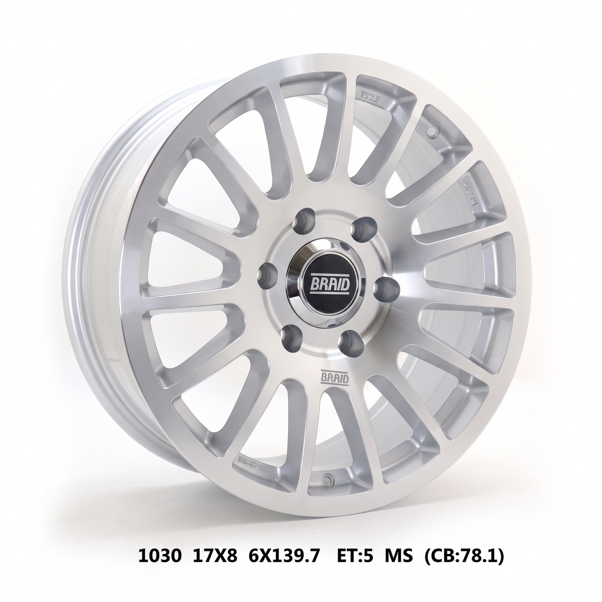 Braid 1030-2 Rims | Gray